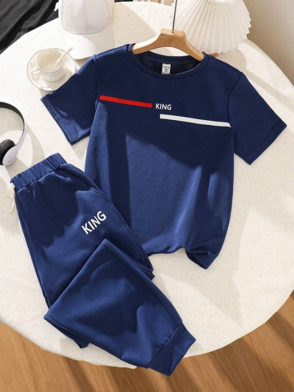 King Stripes Letter Tracksuit