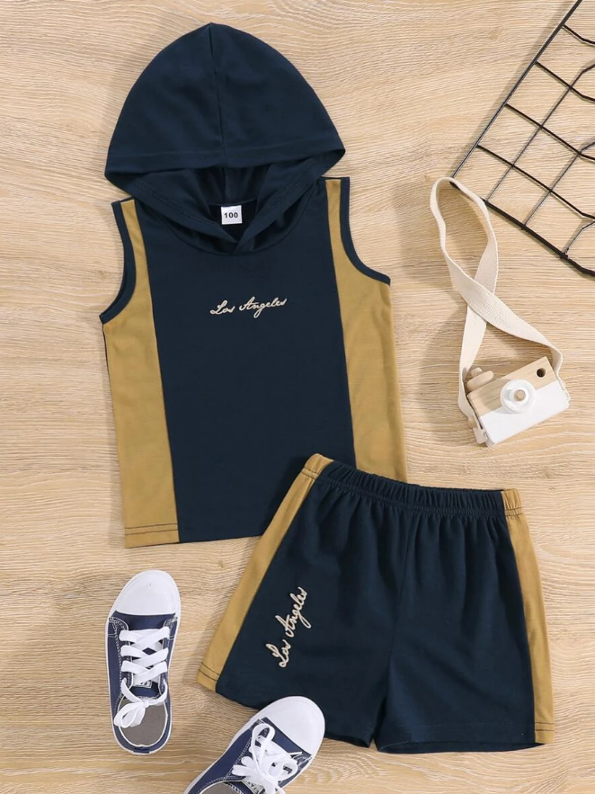 LA Sleeveless Hood Set