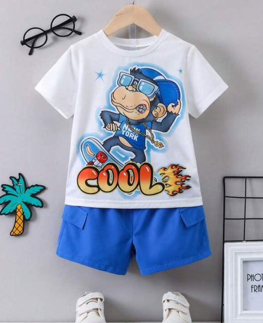 Cool Monkey On Board Graphic Set
