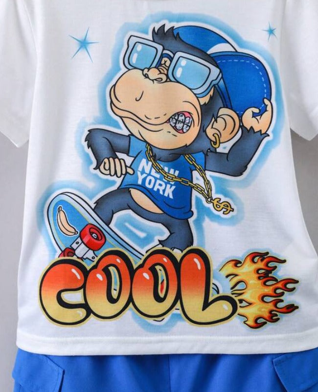Cool Monkey On Board Graphic Set