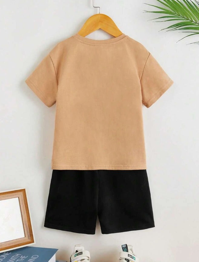 Cool Brown T Rex Graphic Set
