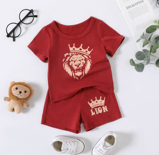 Lion King Graphic Set ( Red )