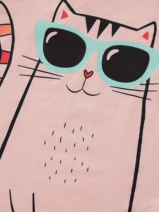 Cool Bagh Cat Graphic Tee