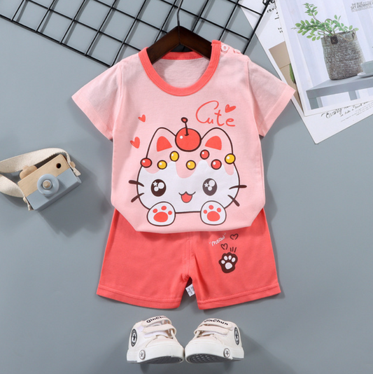 Cute Cat Paws Graphic Set