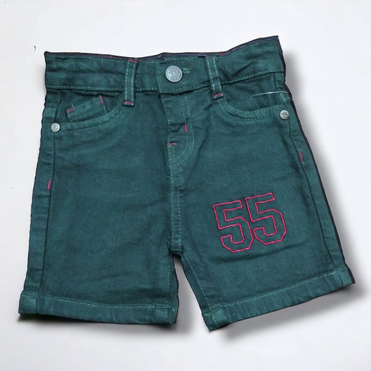 Denim Shorts 55 (Olive Green)