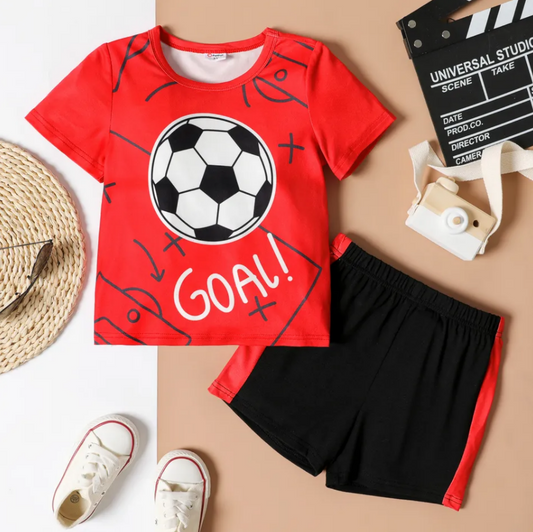 Football Graphic Set Goal