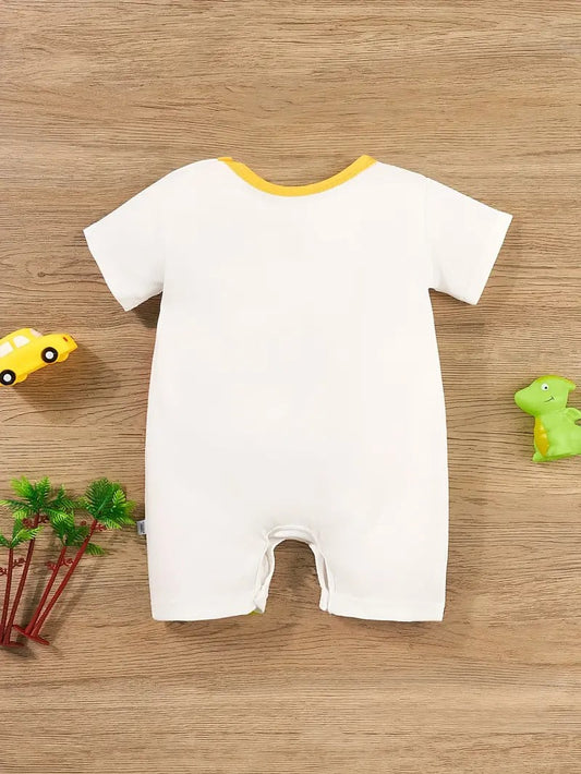Green Alligator Romper
