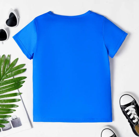 Blue Smile Graphic Tee