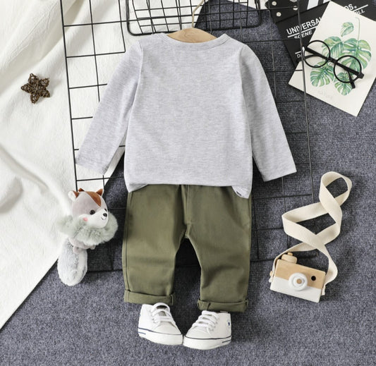 Jungle Animals Tracksuit ( Cotton / Summer )