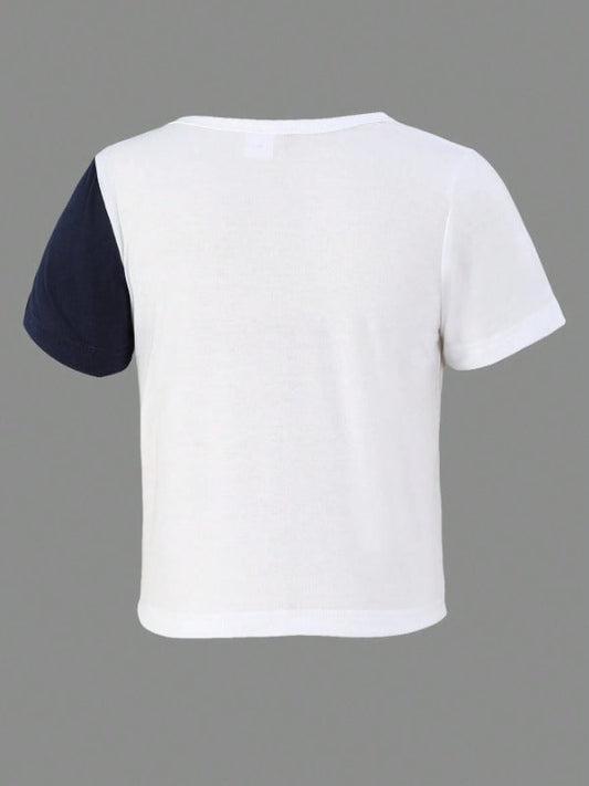 King Stripes Letter Tee