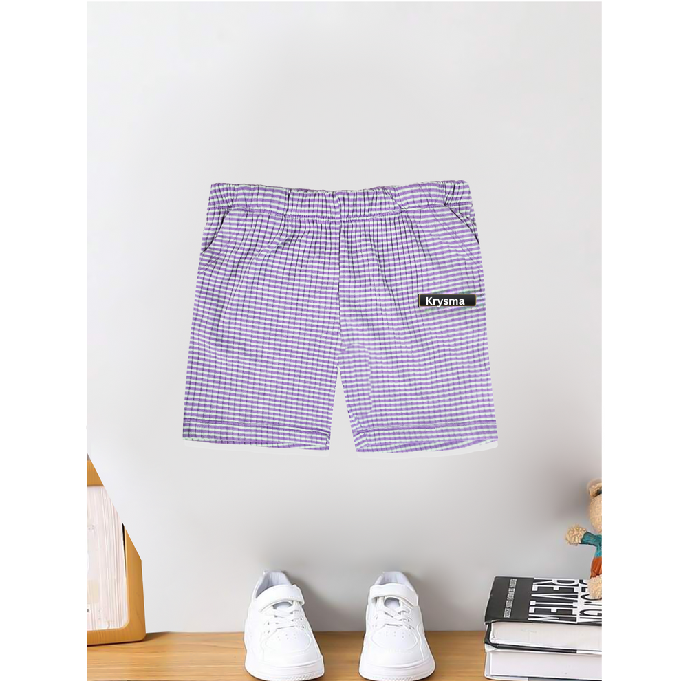 Light Purple Cambo Kids Short