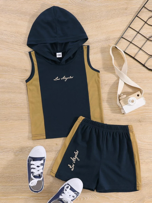 LA Sleeveless Hood Set
