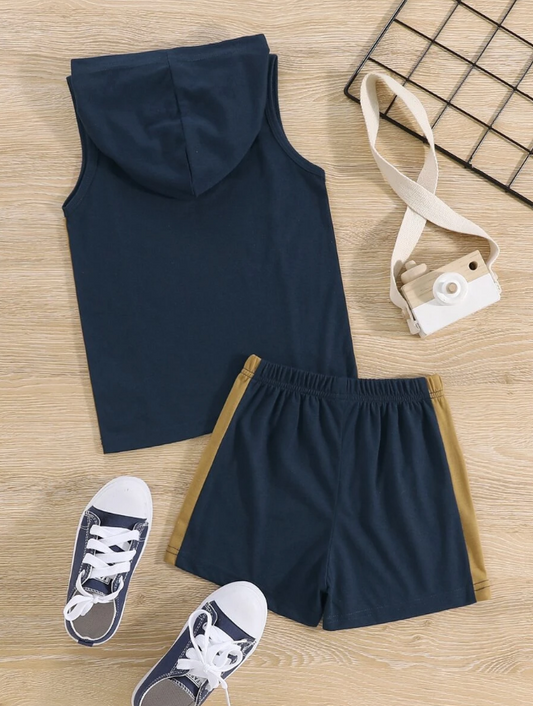 LA Sleeveless Hood Set