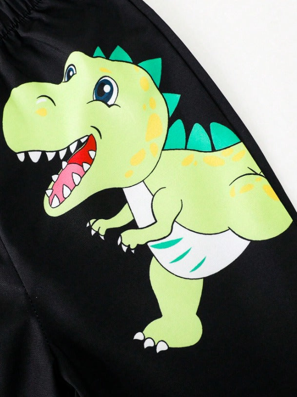 Running Green Dino Trouser