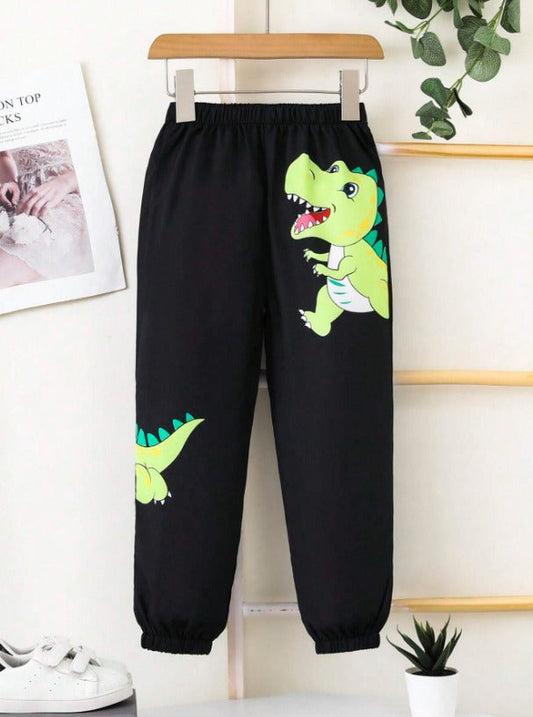 Running Green Dino Trouser
