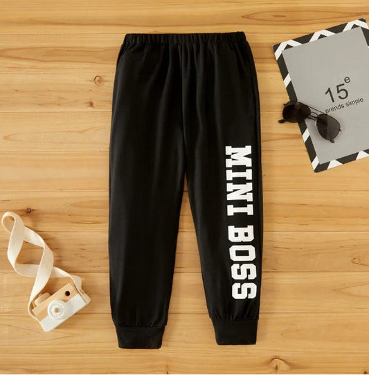 Mini Boss Trouser Black